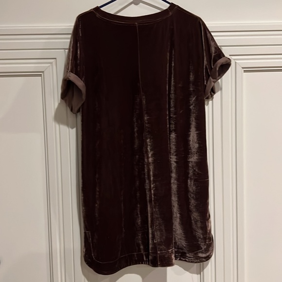 Wishlist crushed velvet over sized short sleeve top - Picture 3 of 8